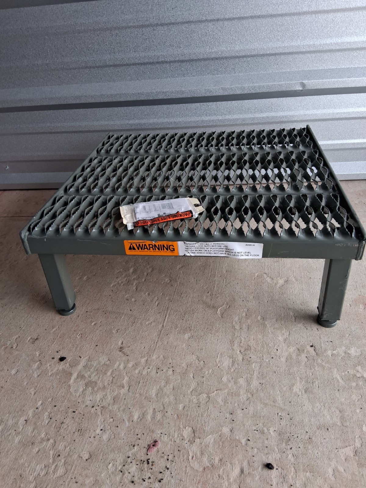 500 lbs Heavy Duty Steel Metal Work Platform Stand 24 x 24 x 9” AHW-H-2424 9AAX8