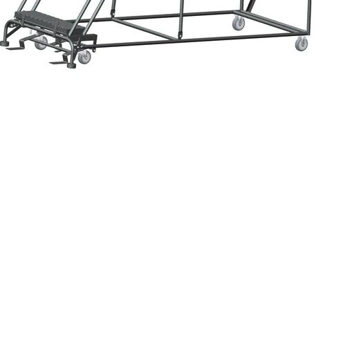 NEW! Ballymore 133in H Steel Ladder-10 Step Expanded Metal-450lb Load Cap!!