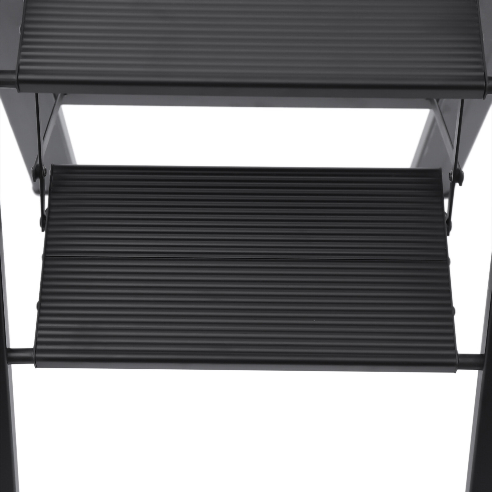 Portable Non-slip 2 Step Ladder Folding Platform Stool 330 lbs Load Heavy Duty