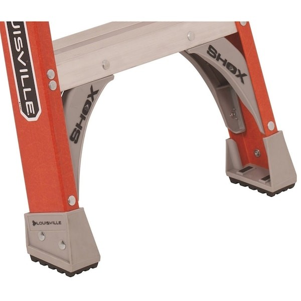 Louisville Fs1506 6 Ft Fiberglass Stepladder, 300 Lb Capacity