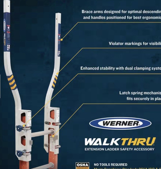Werner X300010 Walk Thru Extension Ladder Safety Accessory