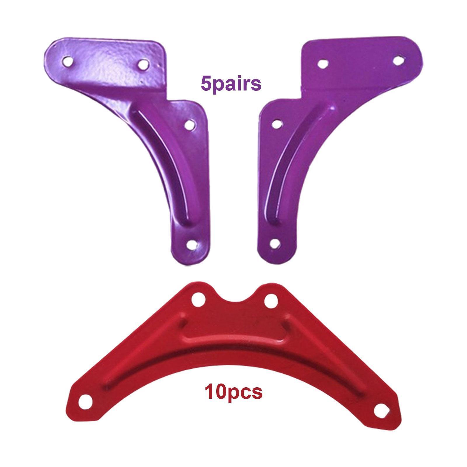 10Pcs Step Ladder Reinforcement Fixing Sheet Triangle Fixed Angle Corner Bracket