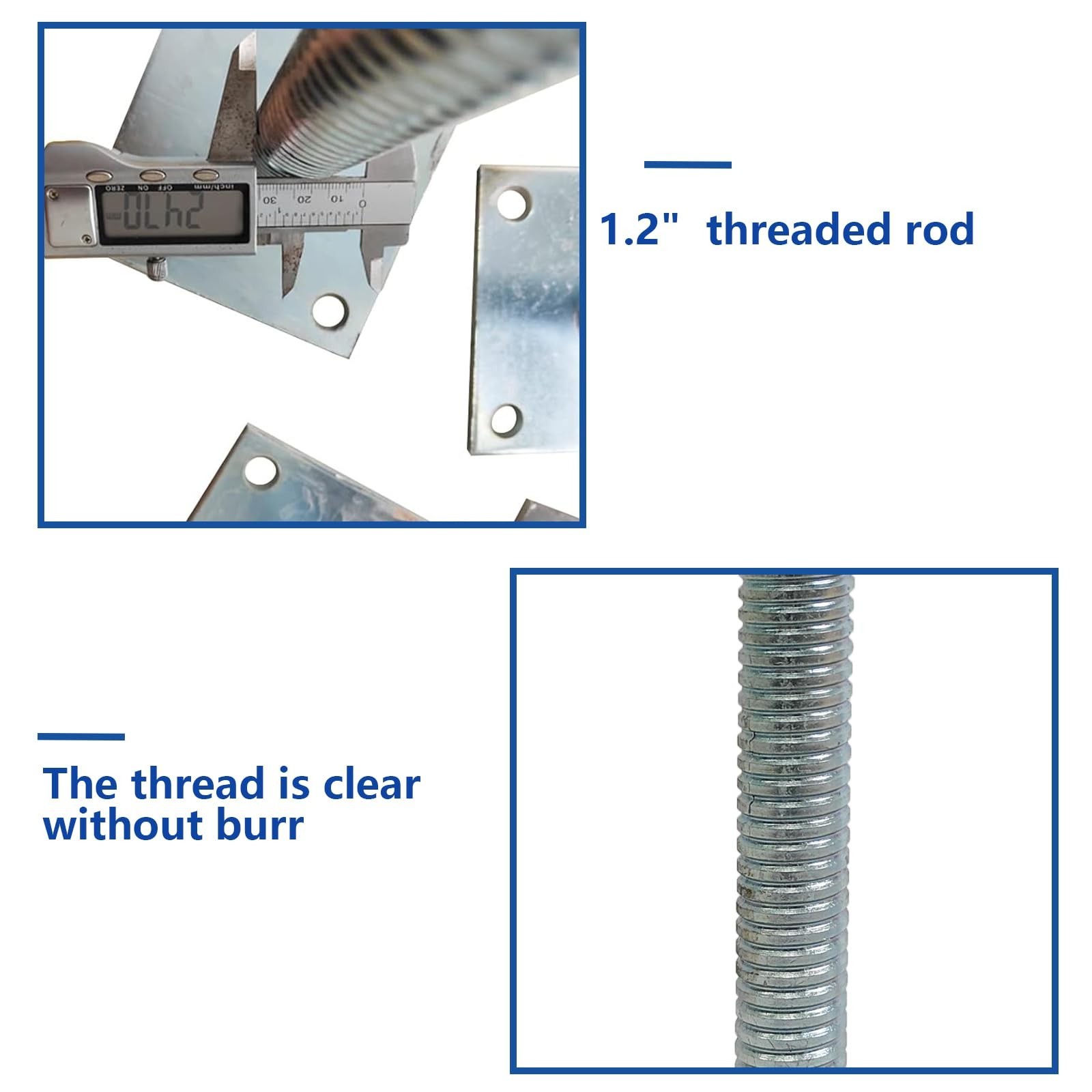4 Pack Adjustable Leveling Jack Feet Screw Hollow Leg for Baker Scaffolding