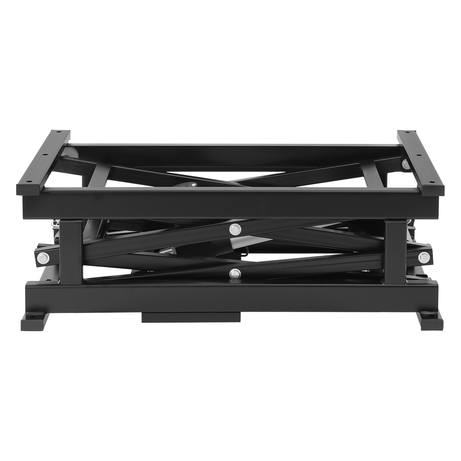 Electric Scissor Lift Table Hydraulic 140lbs Capacity Adjustable Height Foldable