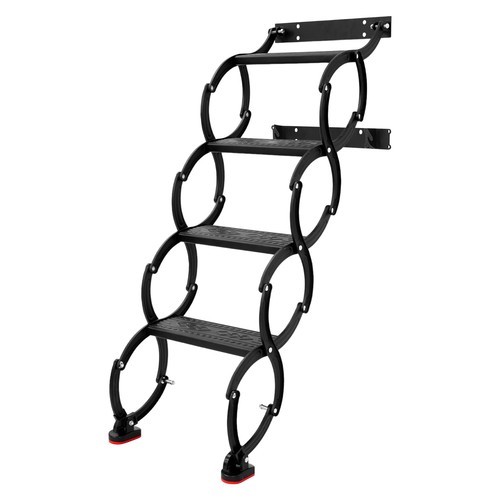 Wall Mounted 4 Step Folding Ladder TelescopingLadders Retractable Folding Stair