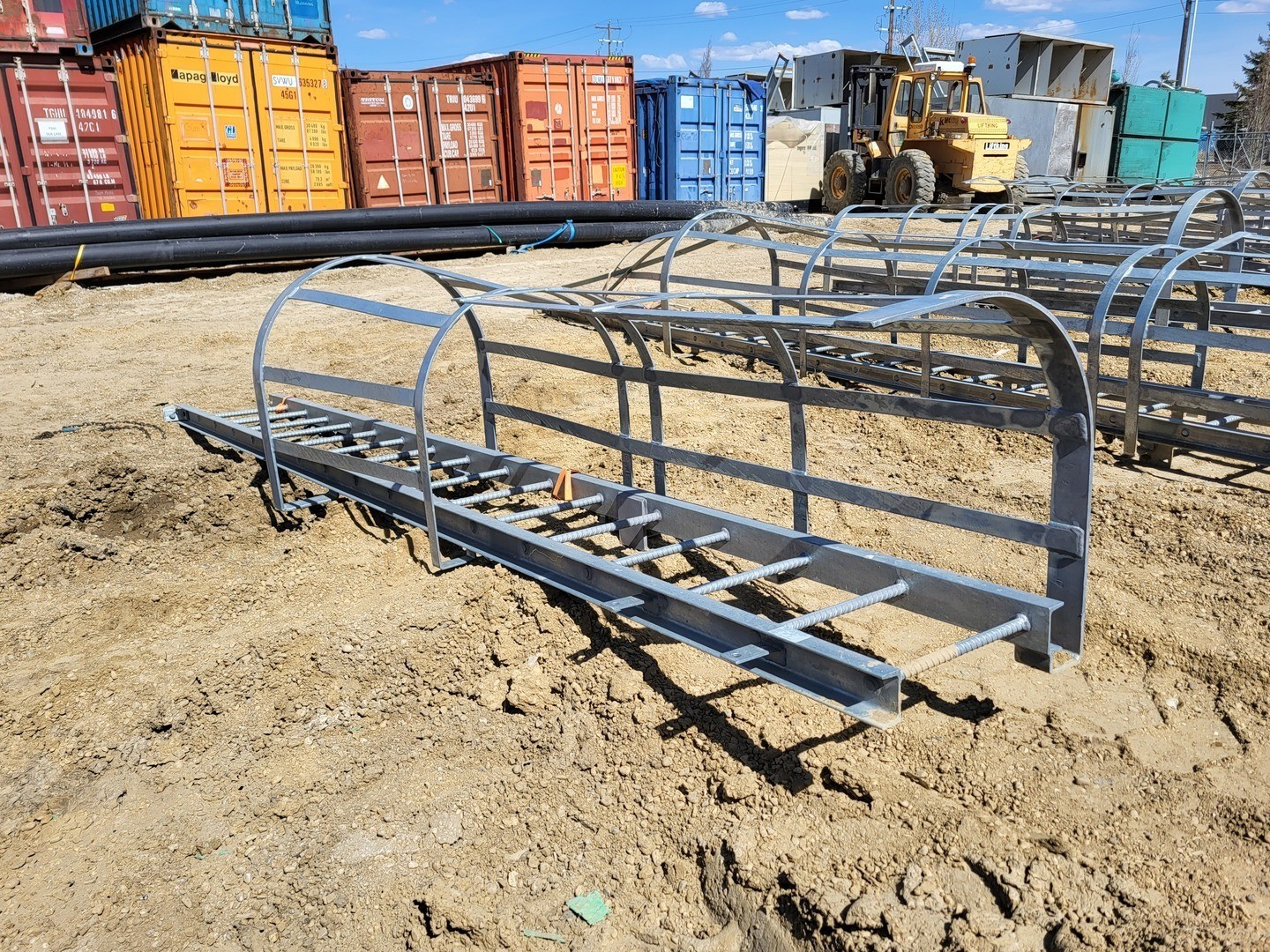 16ft. Steel Caged Ladder
