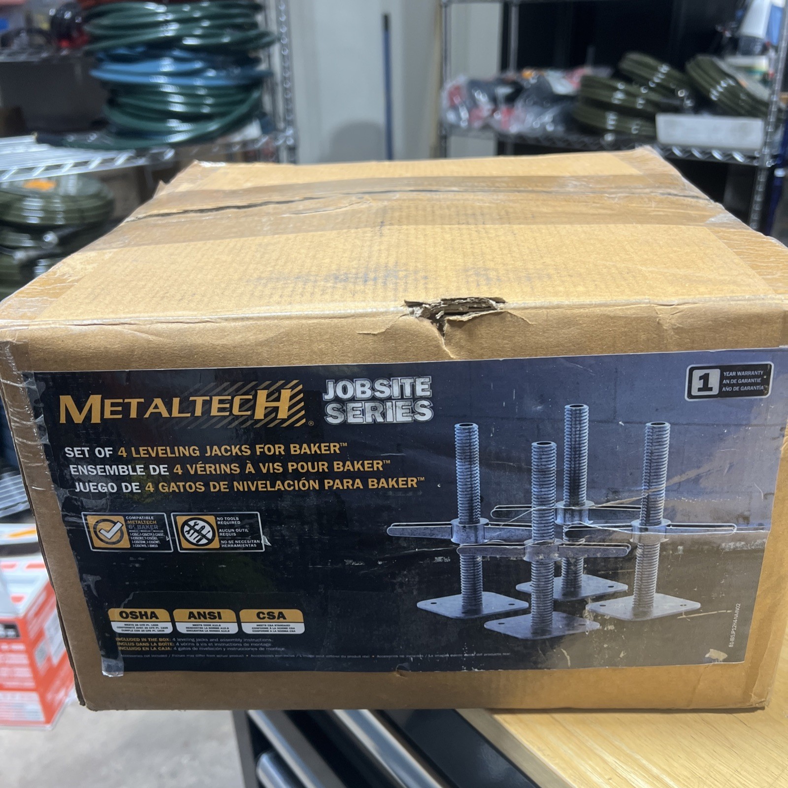 Metaltech I-IBSJP12H4 Leveling Jack Pack of 4