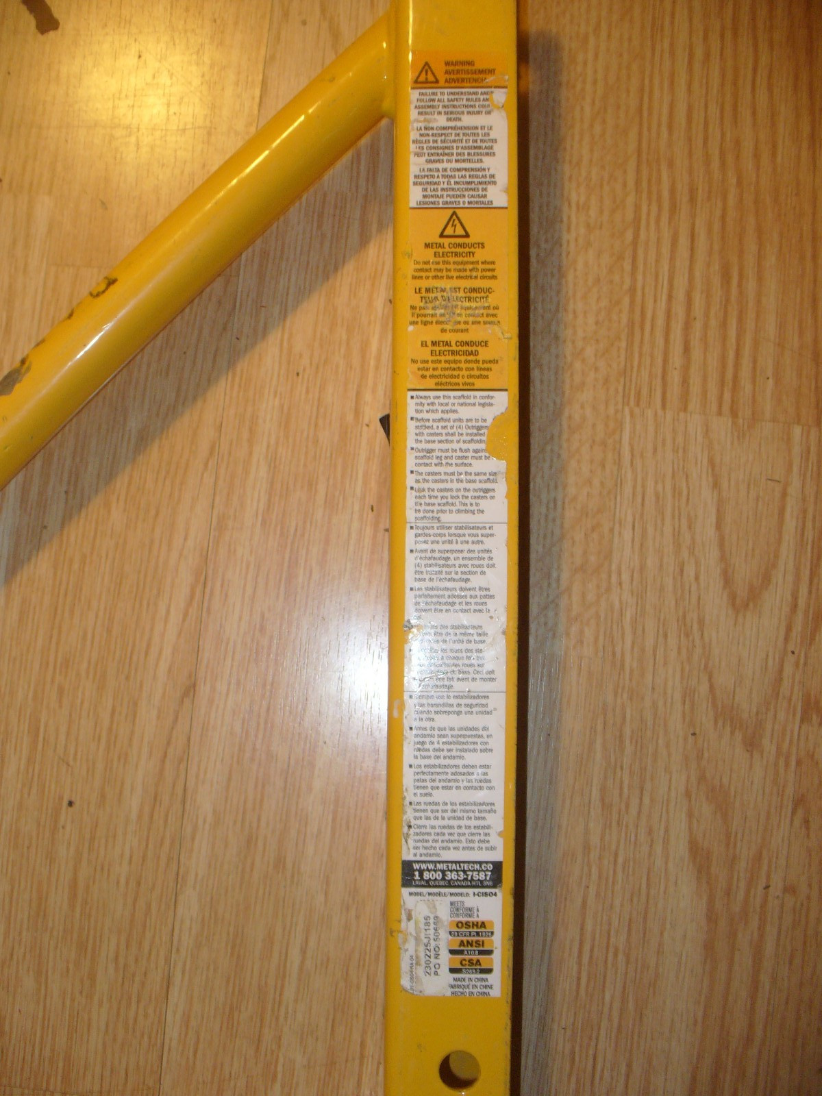 6 MetalTech Scaffolding Brackets *please read*