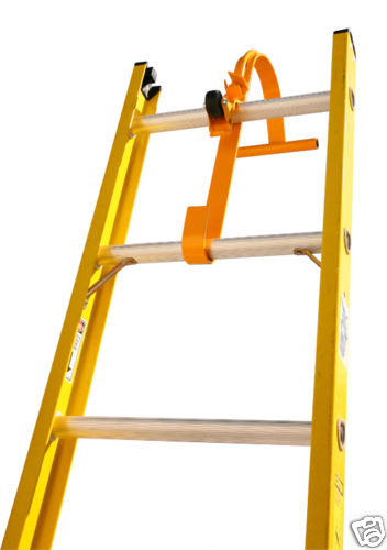 NEW Steel Ladder Roof Hook with Wheel – Roof Equipment • Extension Ladder