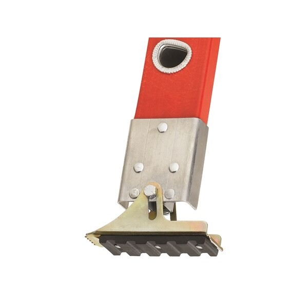 Louisville Fe3110 10 Ft Overall H, Straight Ladder, Fiberglass, Orange Finish,