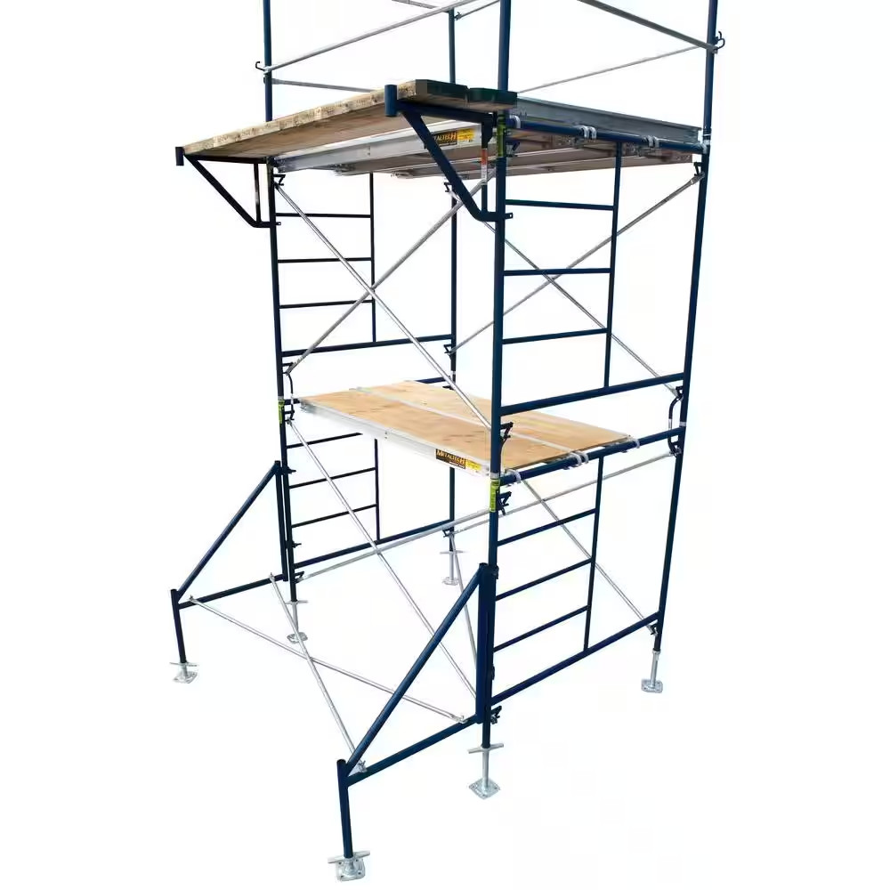 32-In. Steel Scaffolding Outrigger for Mason Frame Scaffold Towers to Extend Hei