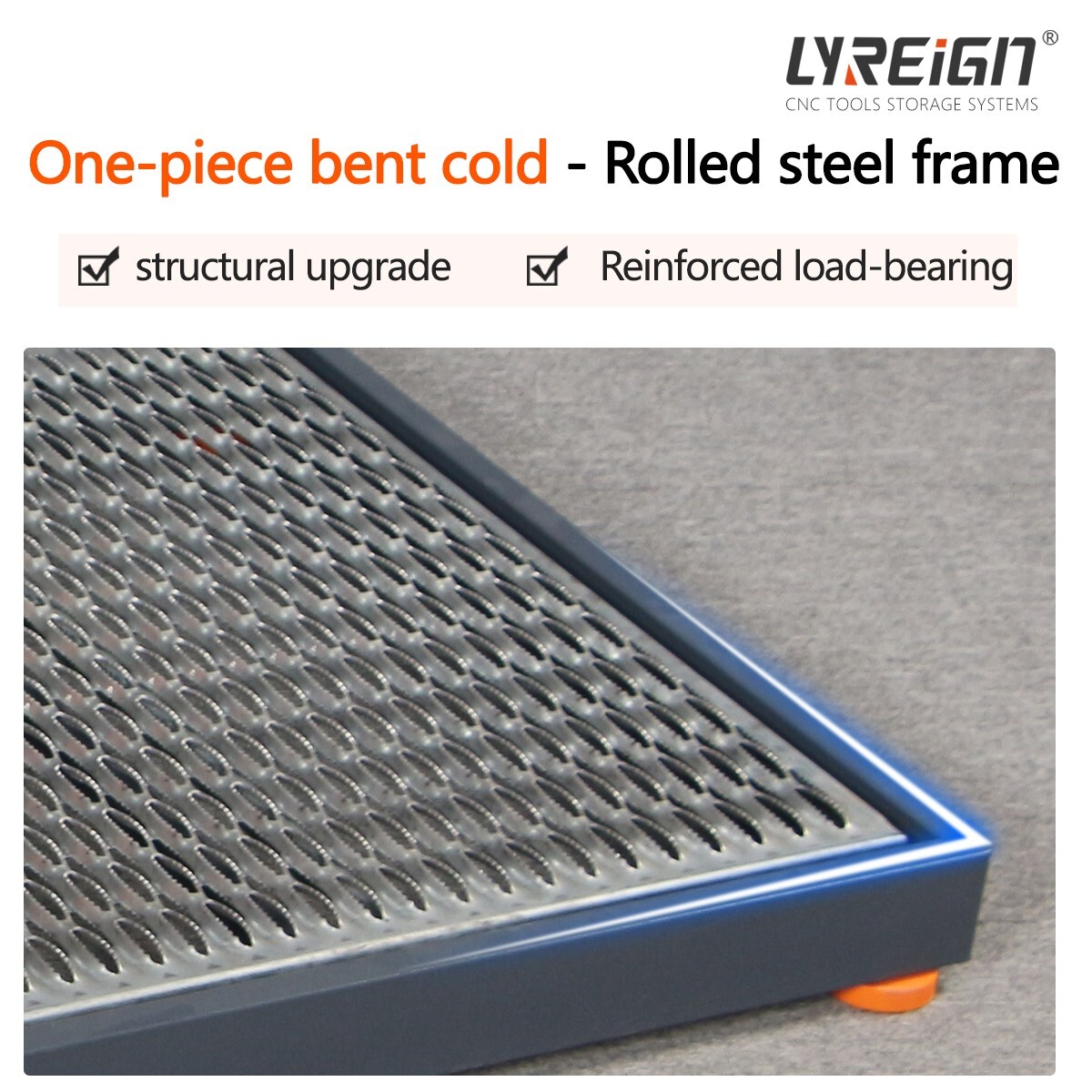Stationary Work Platform – Steel,Use in warehouses （48.82”-25.59”- 3.94”）
