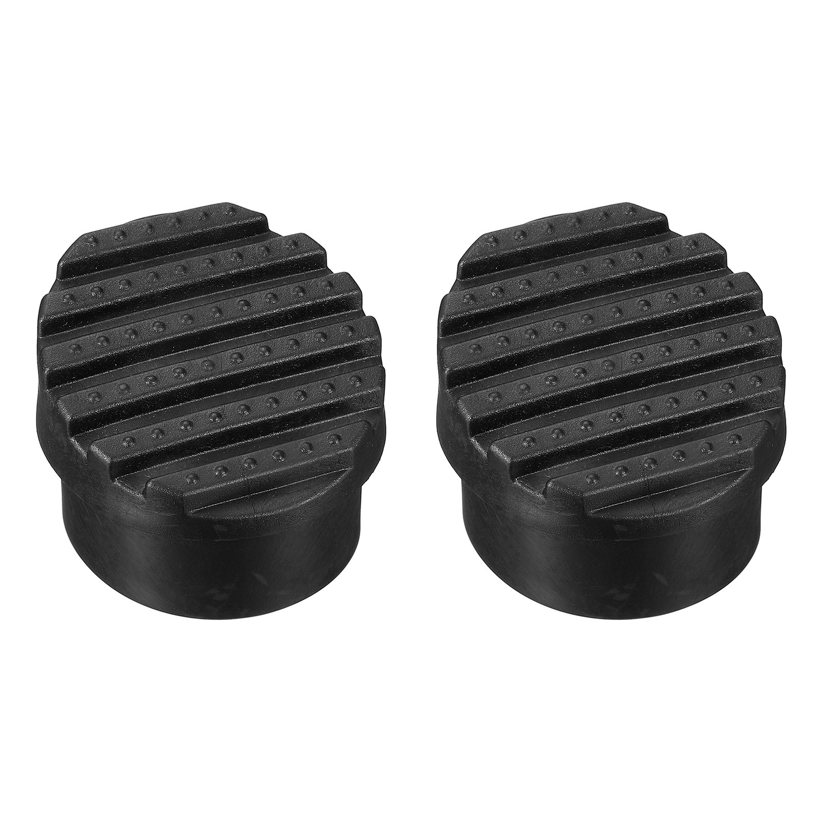 Ladder Non Slip Feet Mat (41mm ID) (2Pcs), Rubber Round Step Ladder Foot, Black