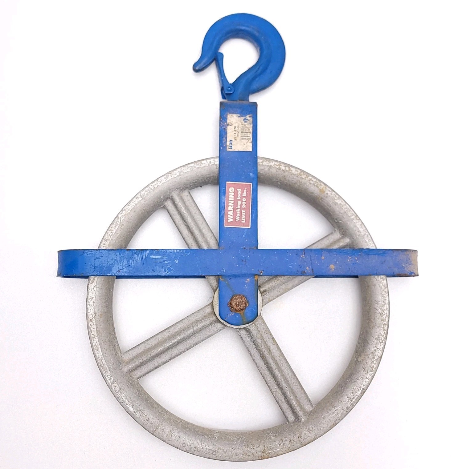 Bon 12 In. Scaffolding Gin Wheel 11-170 Swivel Hook Hoisting