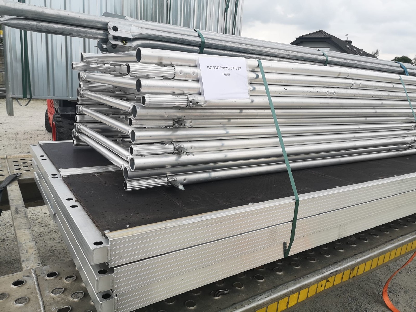 Aluminium frame frame for gables 10.3 x 7.5 m2 aluminium scaff 74 free shippi…