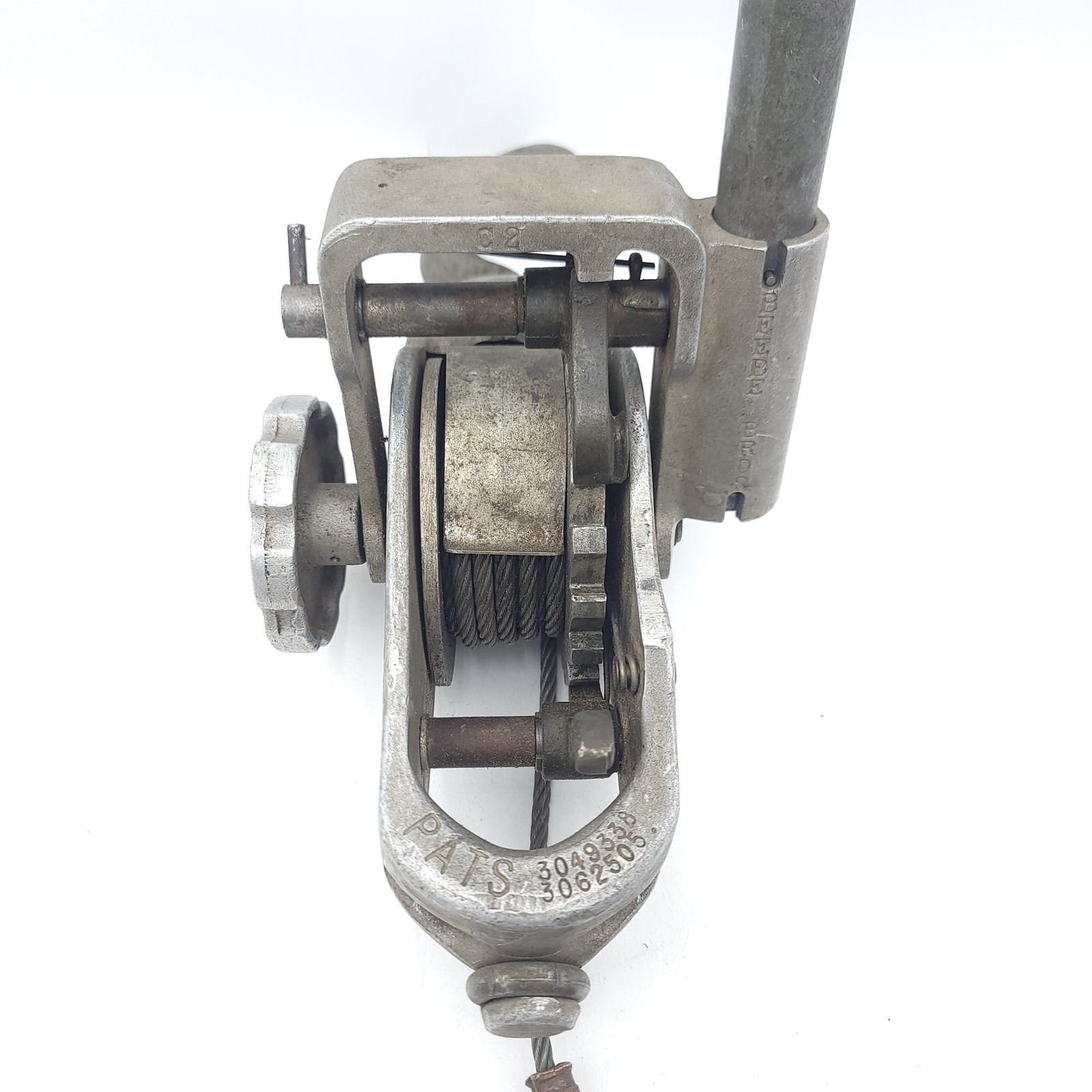 Beebe Bros C-300A Ratchet Hoist Cable Puller Come Along 1500 lb Capacity