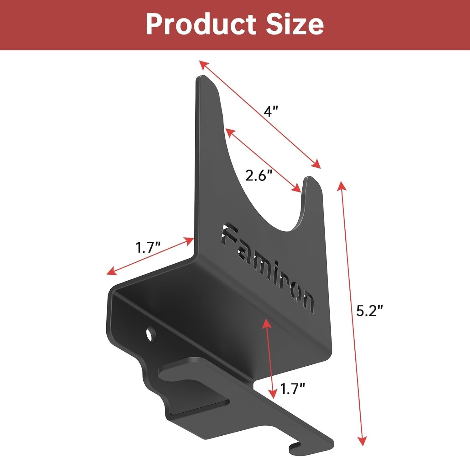 2 PCS Angle Grinder Holder,Angle Stand Tool Wall mount Bracket Black