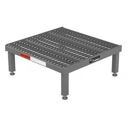 Zoro Select Ahw-H-2424 Work Platform, 9 In To 14 In H, 24 In W, 24 In D,
