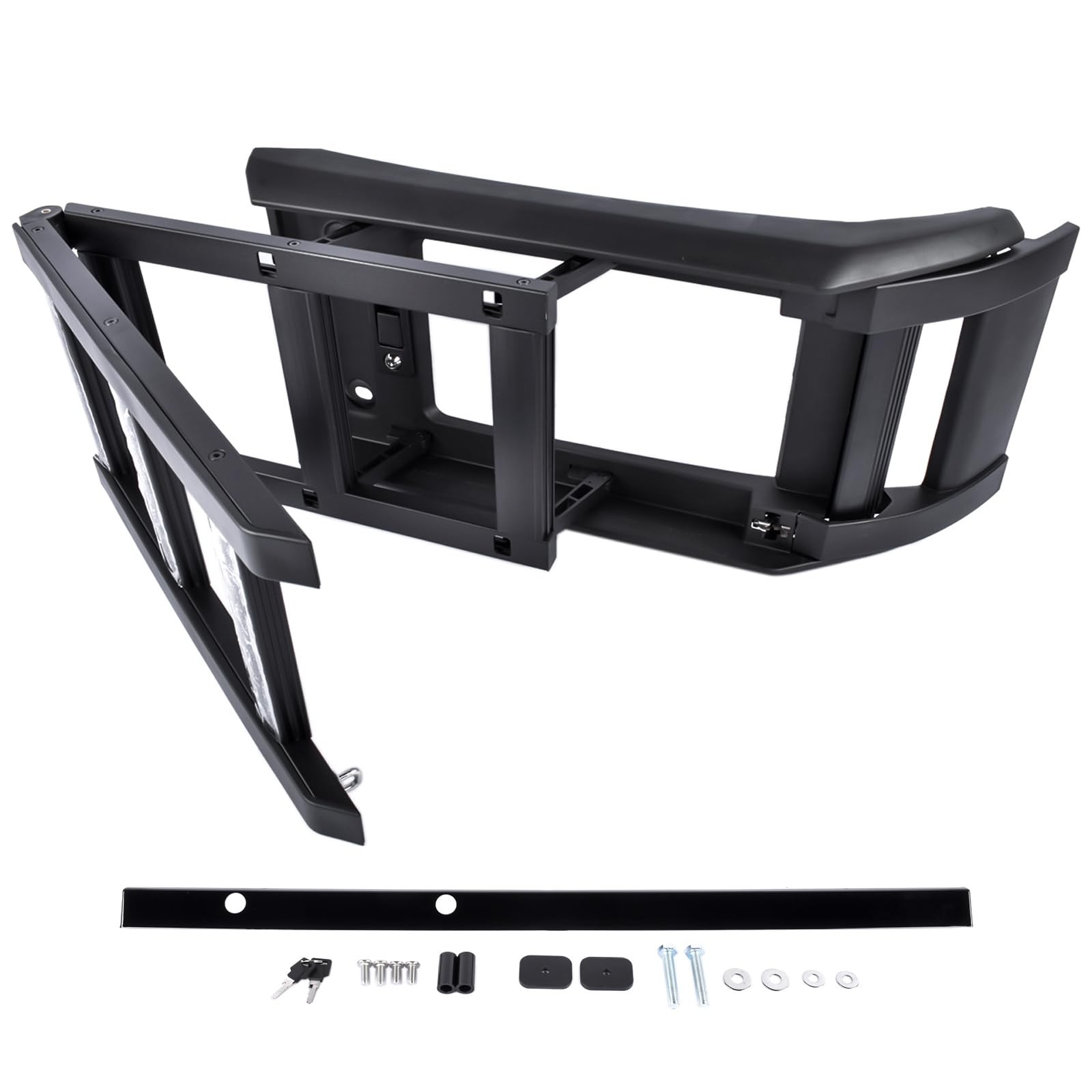 Side Folding Roof Step Ladder Land Rover Defender 2020-2023 L663 90 110 Black