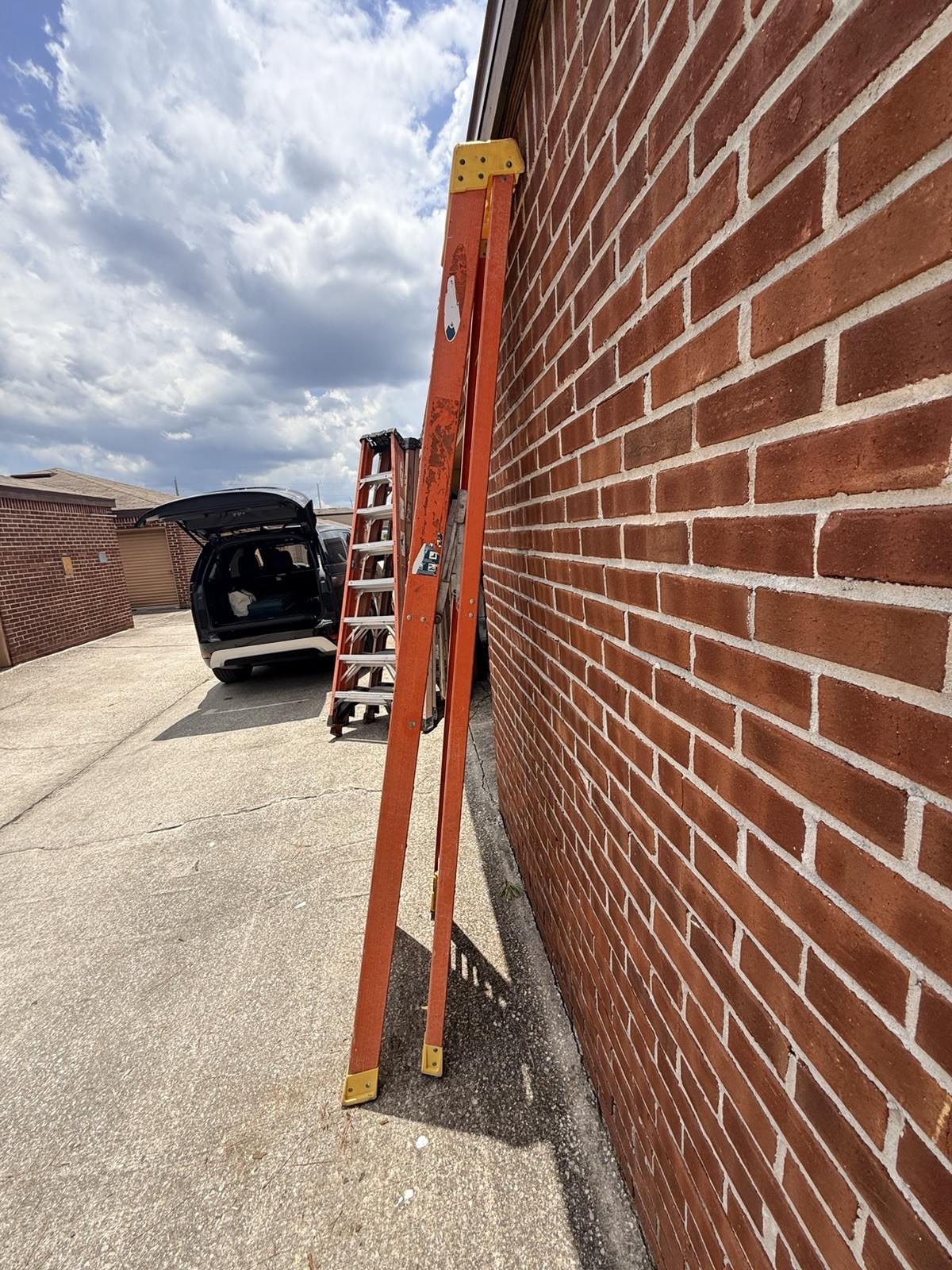 Werner Fiberglass Step Ladder Type IA 300 lb 8 ft NXT1A08 Mk 2