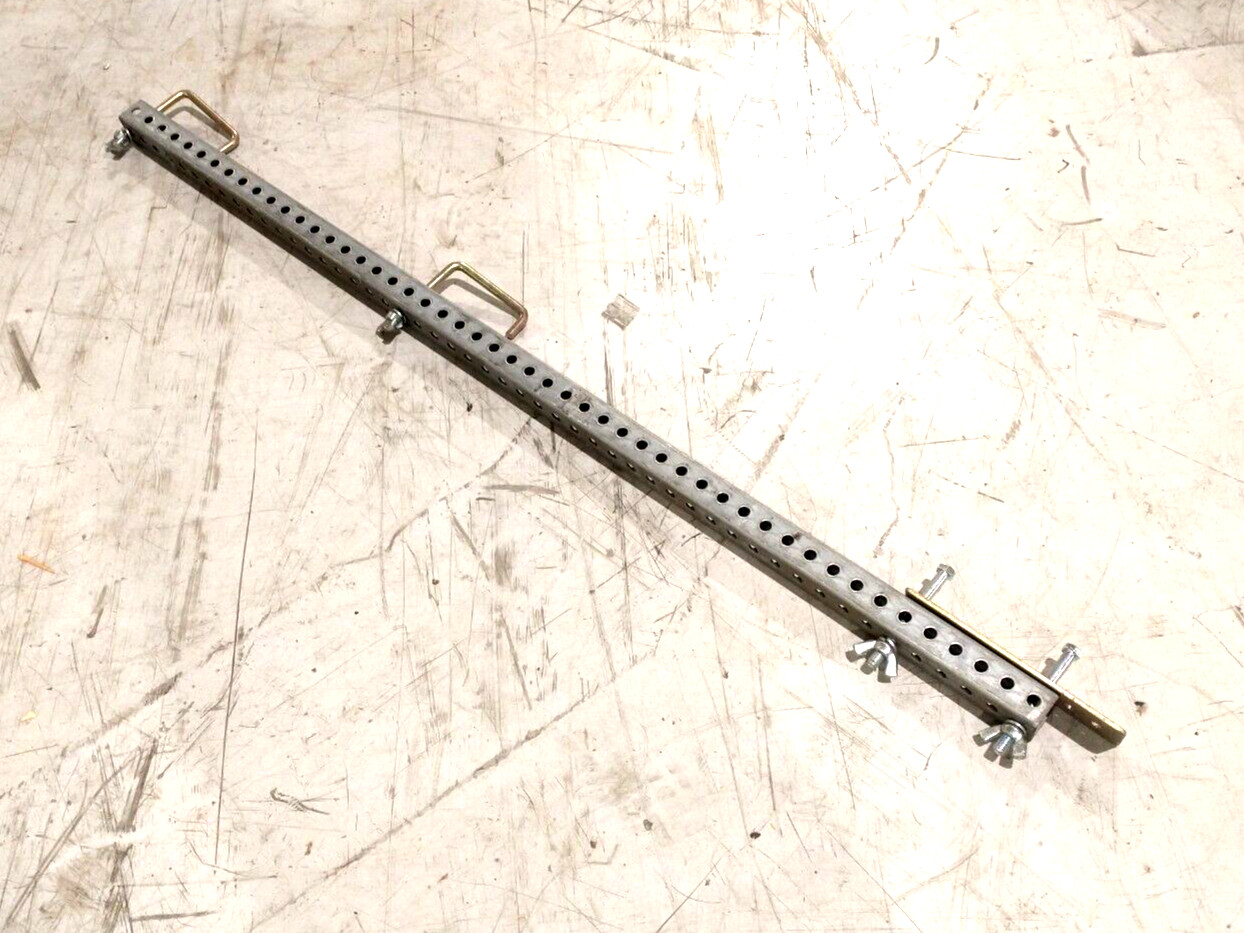 Swing-Lo SL-71B48M 1-1/2″ Sq. x 48″ Perf. Steel Guardrail Post For Scaffold