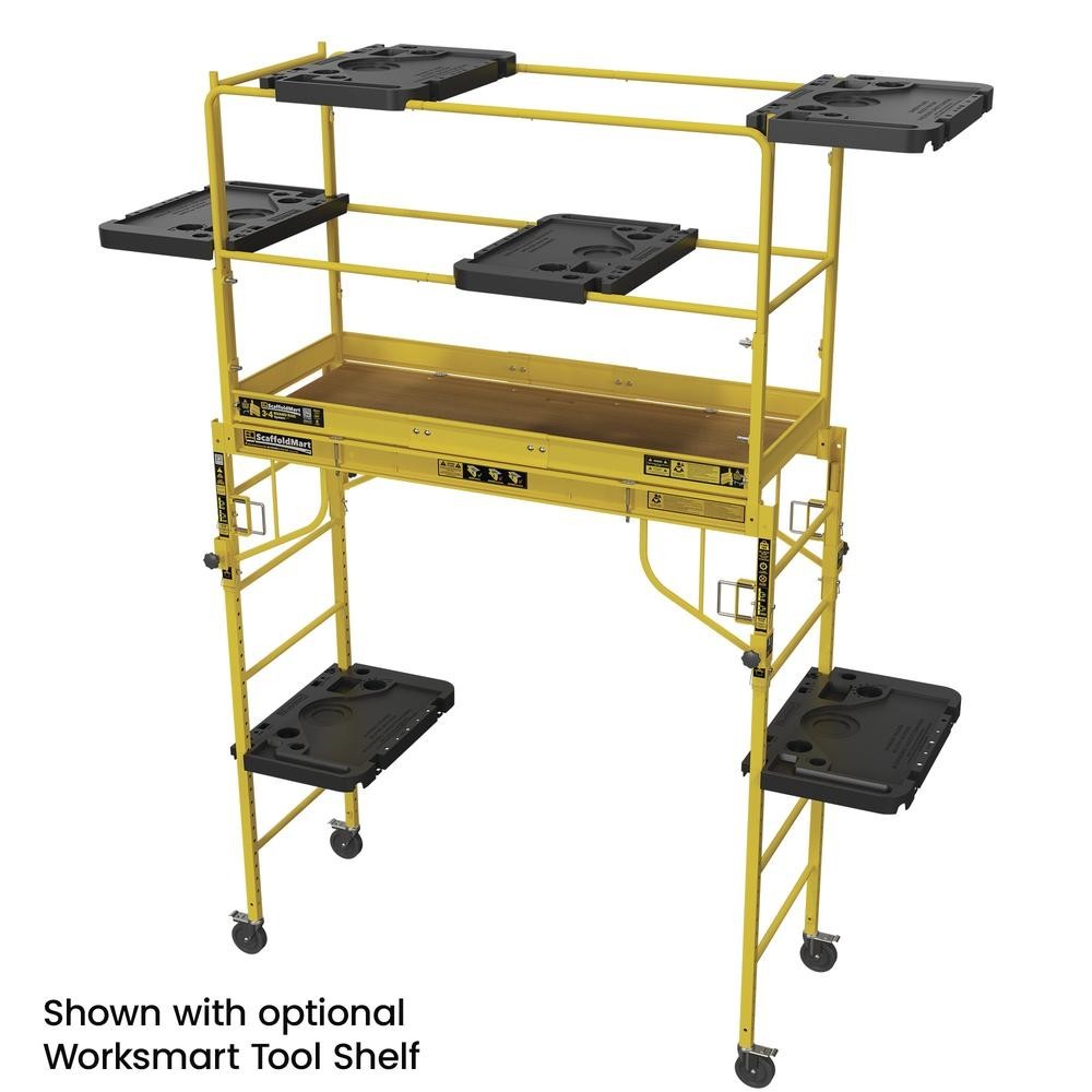3-4 Guard Rail System Steel Scaffold Frame Adjustable Platform Support