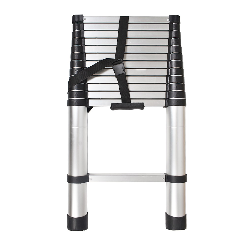 LABLT 12.5FT Aluminum Extension Telescoping Heavy Duty Lightweight Step Ladder