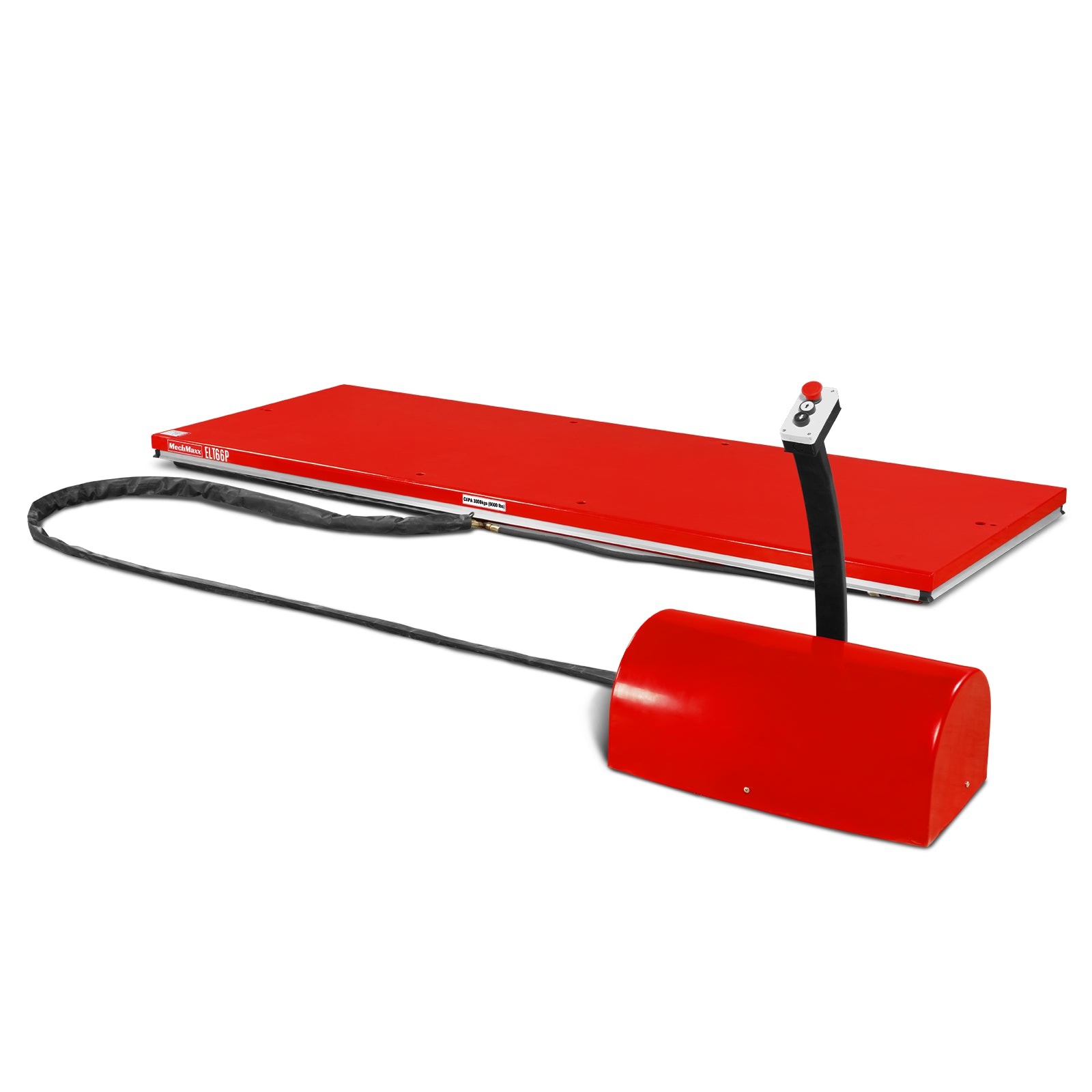 MechMaxx 6600lb Capacity Electric Hydraulic Double Scissor Lift Table, ELT66P