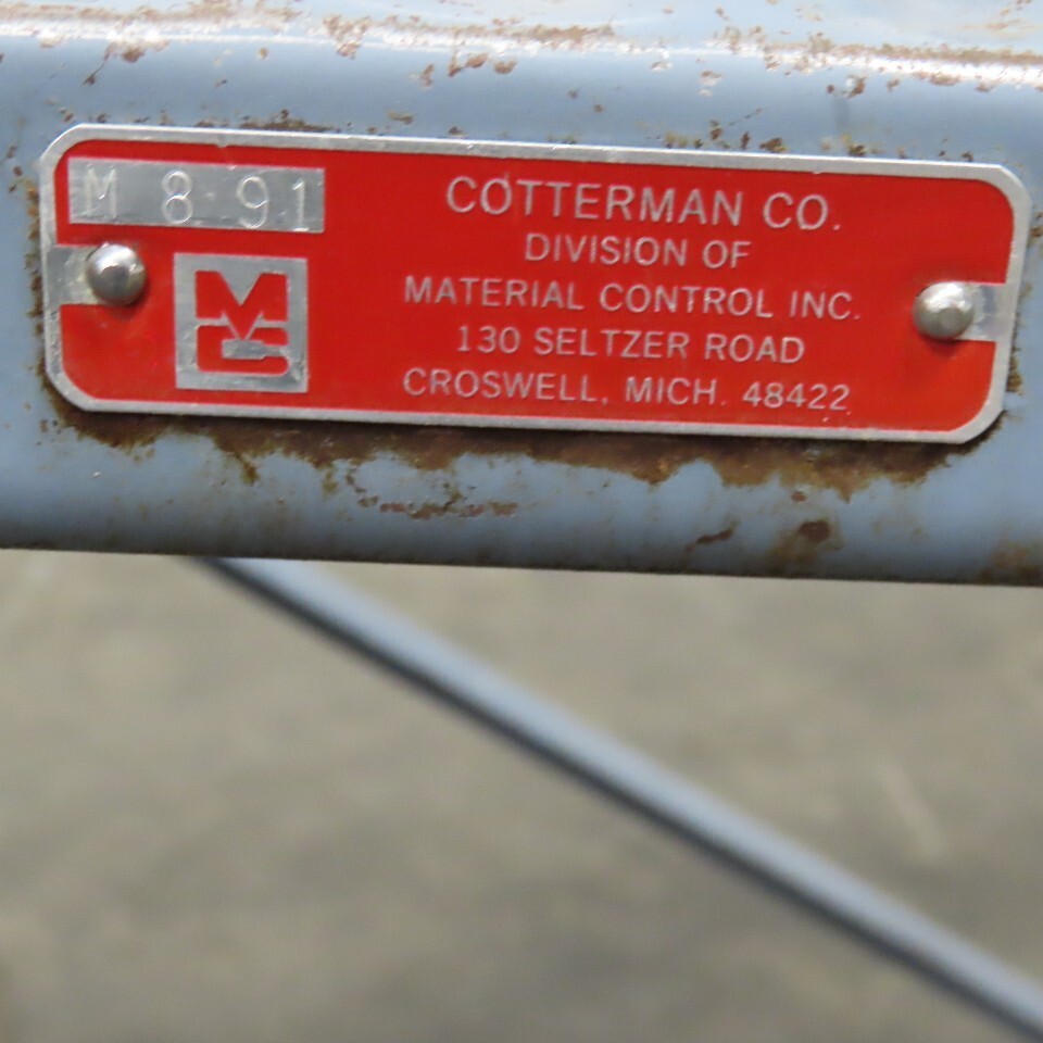 Cotterman 3 Step Rolling Work Platform 36″ Wide x 24″ Self Locking 30″ Tall