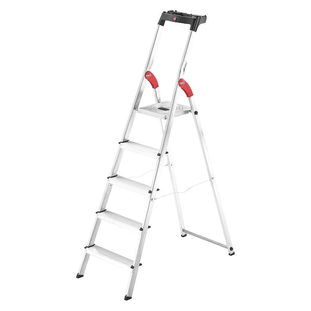 HAILO Platform Stepladder,5-1/12 ft.,330 lb. 20JJ80