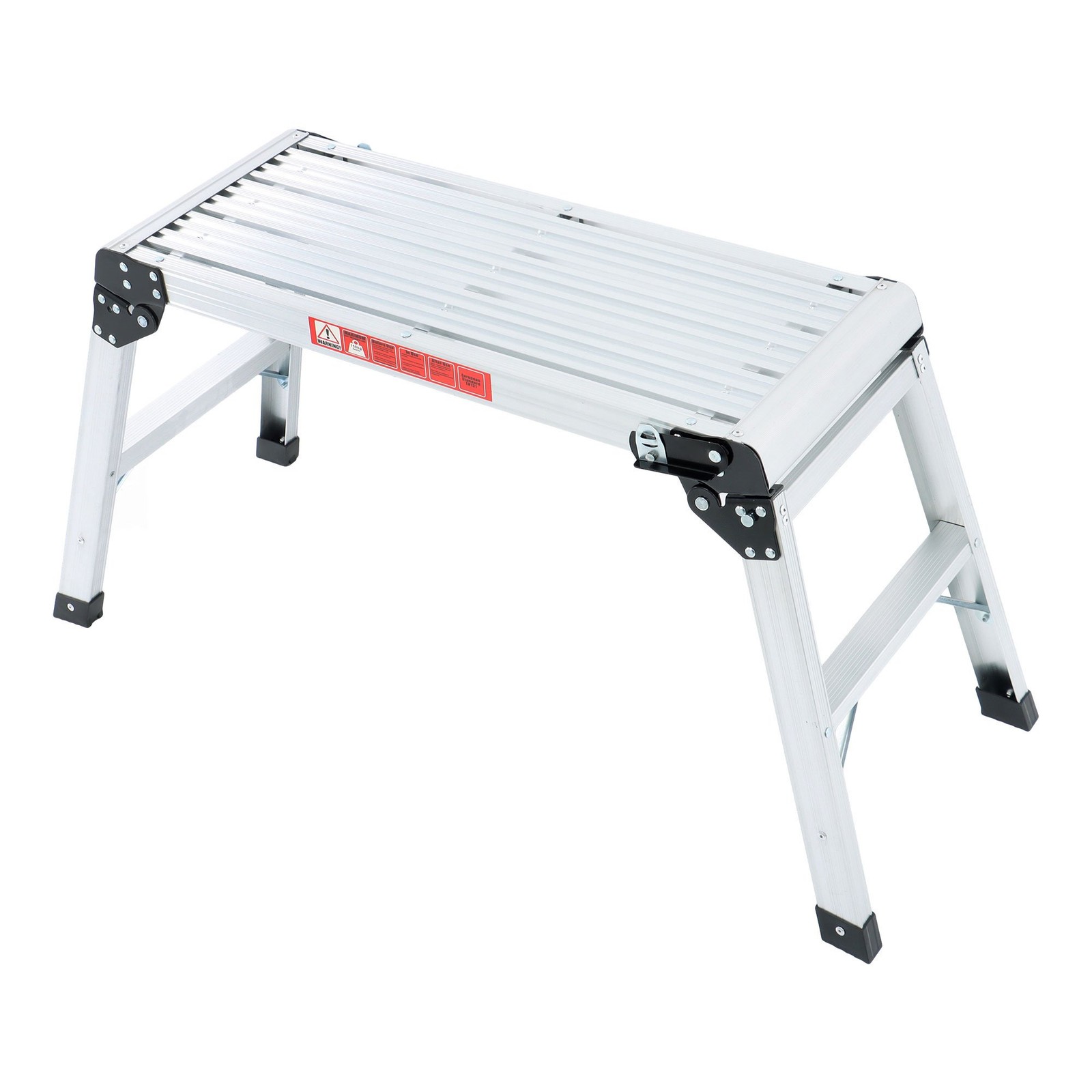 30″ Aluminum Folding Work Platform Drywall Ladder 330 lbs Non-slip Bench