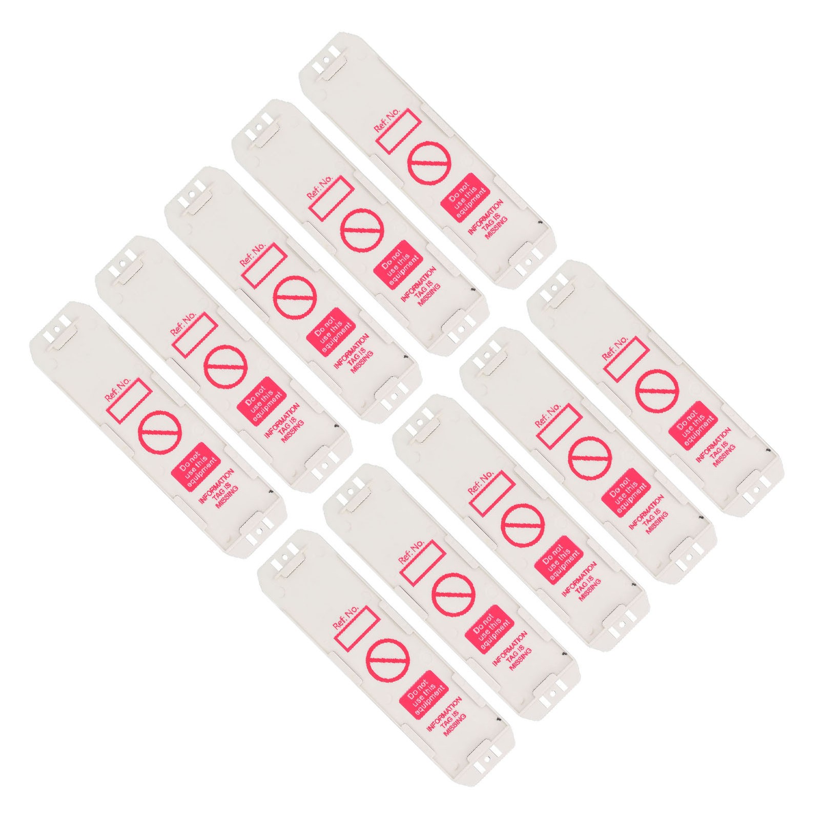 10Pcs Scaffold Tag Holder Durable For Safety Inspection