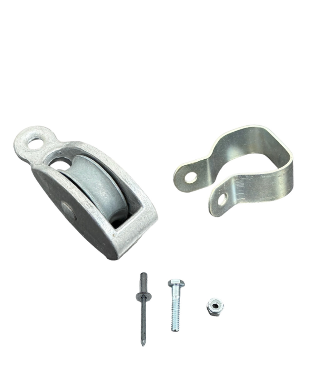 Universal D-Rung Extension Ladder Bracket and Pulley Kit