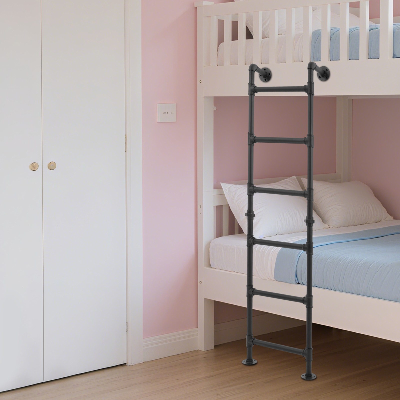 Metal Step Ladder Attic Loft Metal Wall Mounted Bed Ladder Window Well Ladder