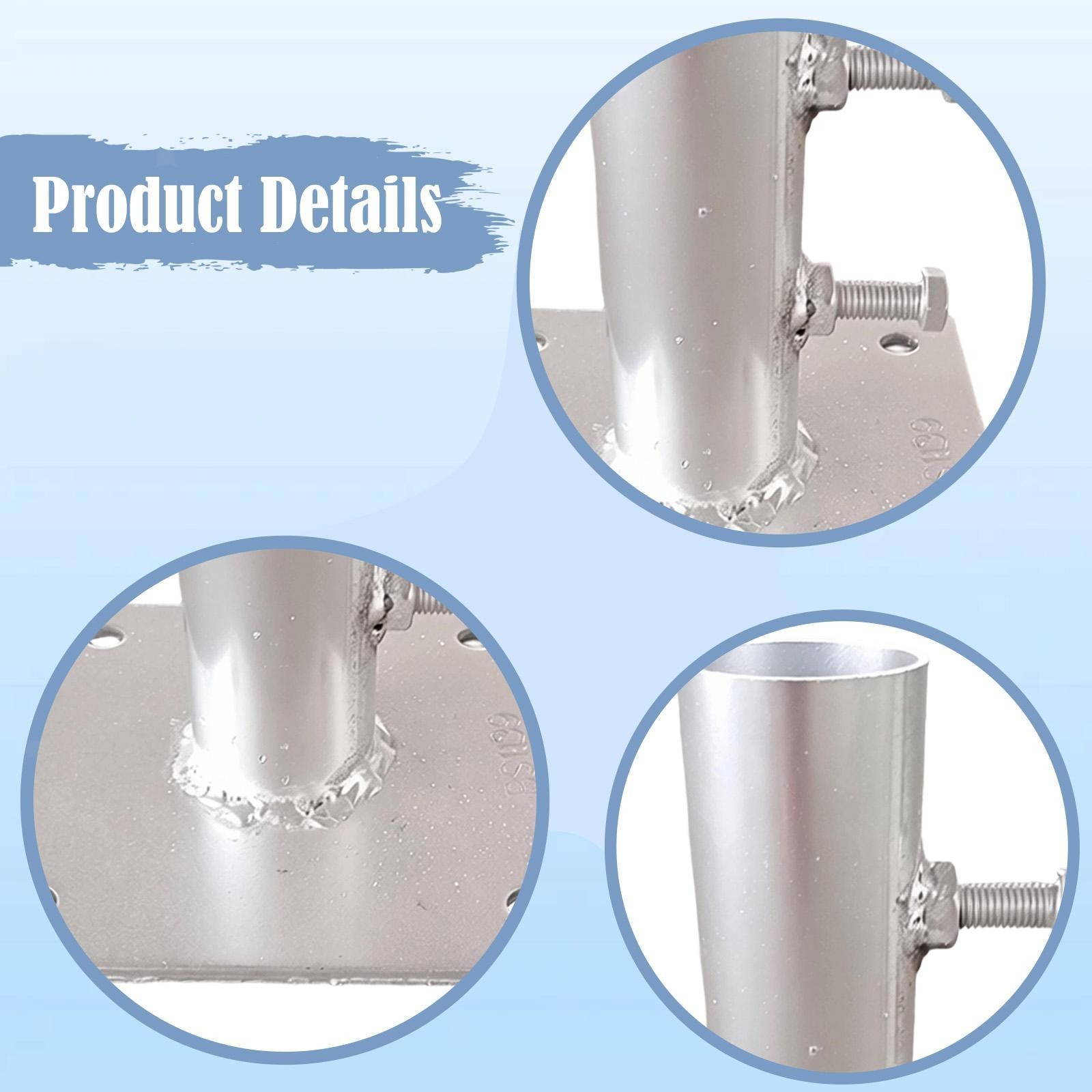 Scaffold Base Plate Easily Install Welded Construction Spare Part Accessory