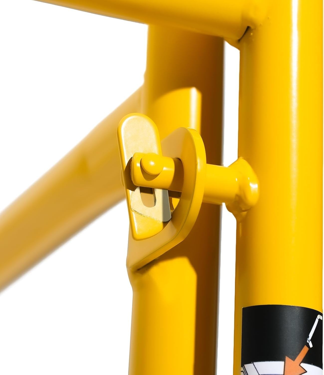 6 Foot Scaffolding Safety Guardrail, Rustproof Solid Carbon Steel Load Capaci…