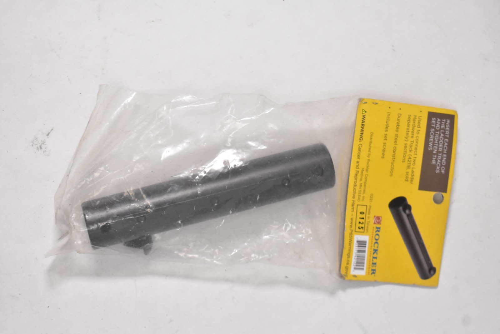 Rockler Semble Rolling Ladder System Black Track Union Connector For 42118