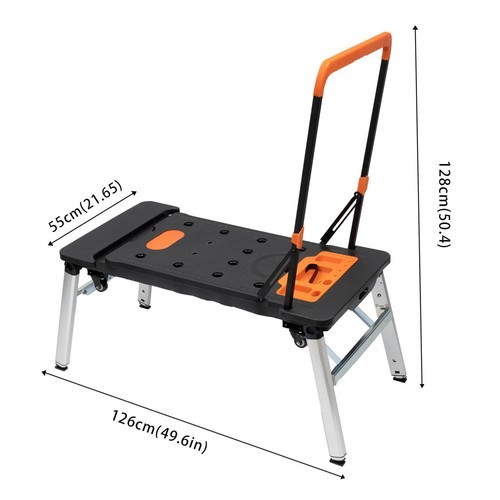 7-In-1 Workbench Portable Folding Work Table Multifunctional Workbench 250 kg