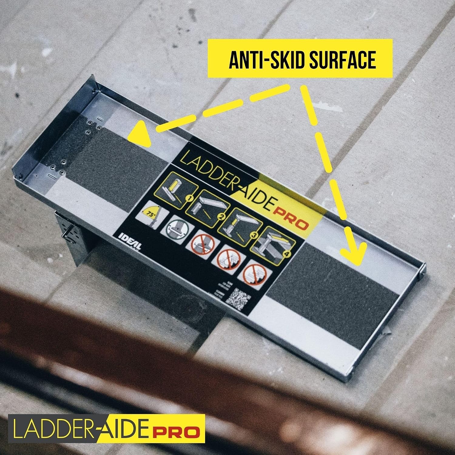 Ideal Security Ladder-Aide SLM, Ladder Leveler for Single and Extension Ladders