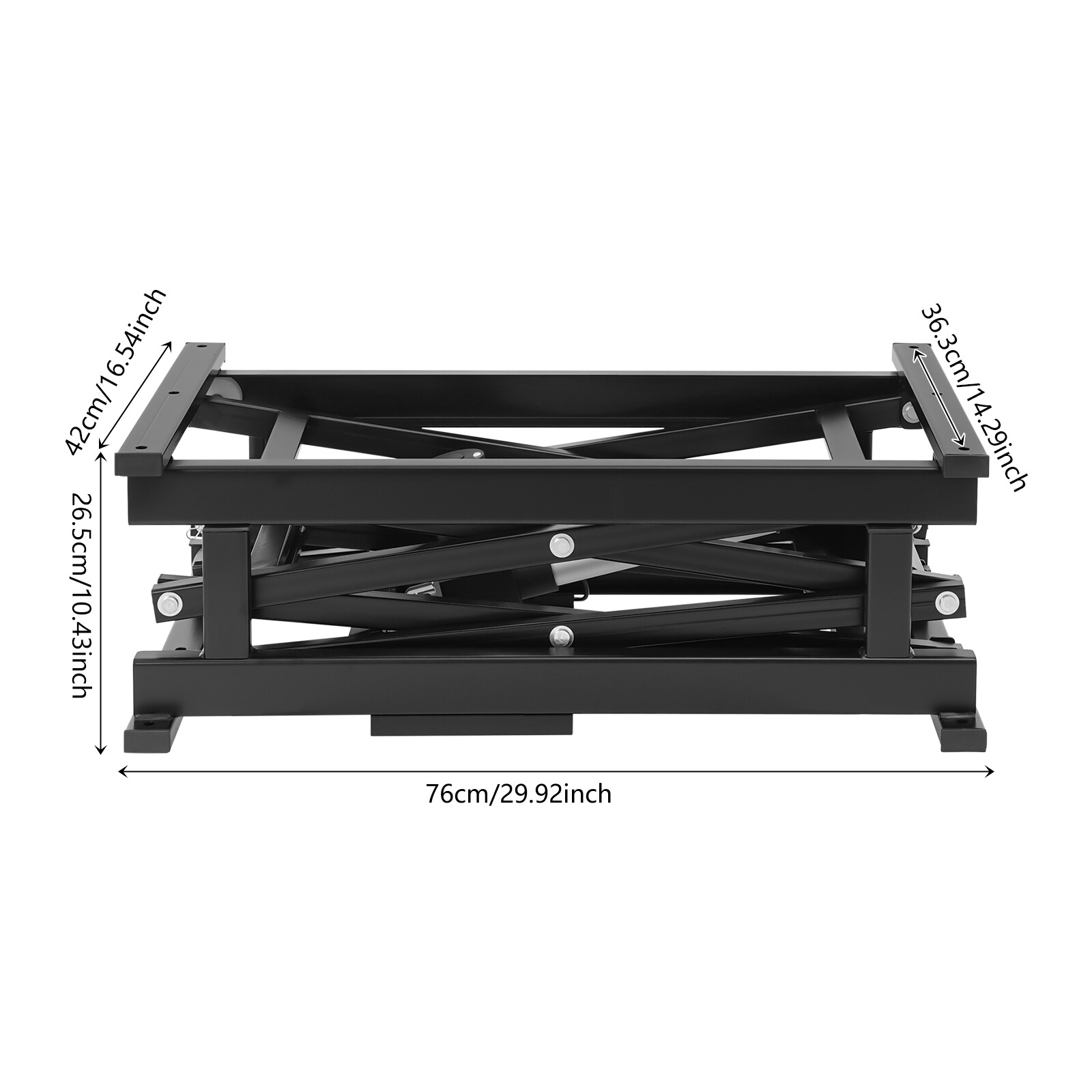 Electric Scissor Lift Table For Material Handling Transportation 63.5kg/140lbs