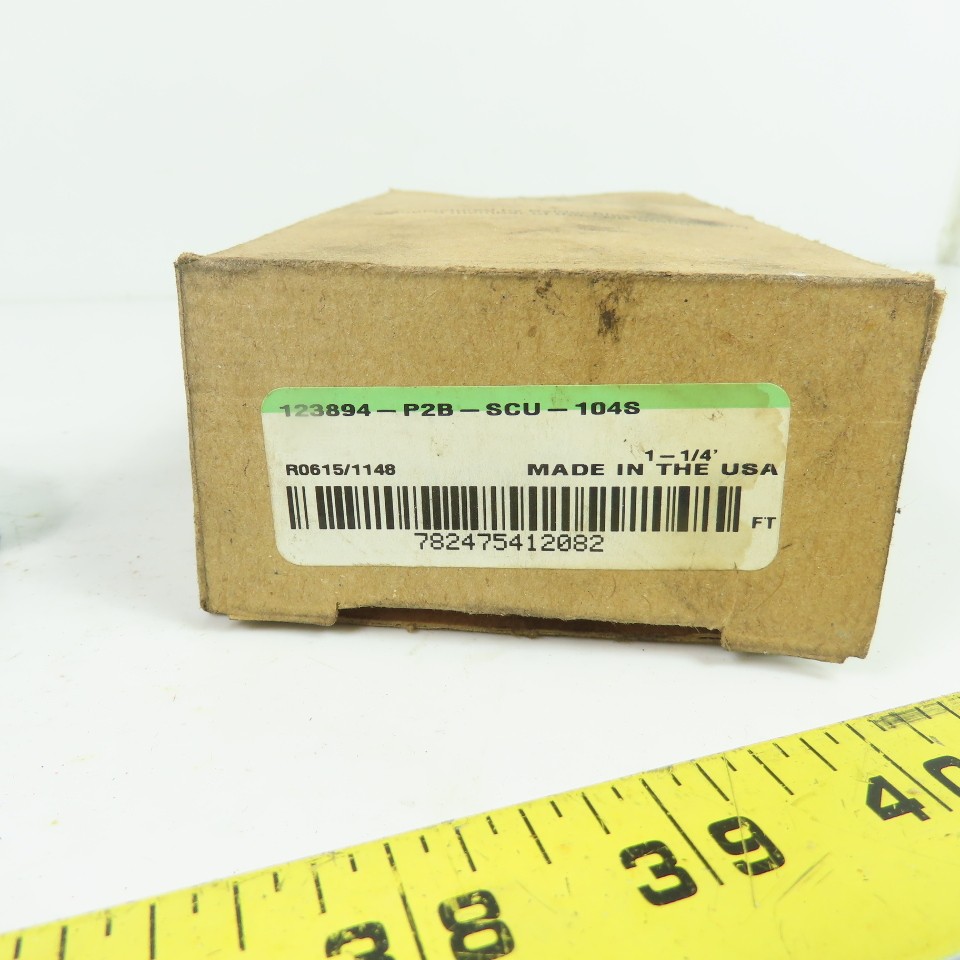 Dodge P2B-SCU-104S 124133 1-1/4″ Bore 2-Bolt Pillow Block Ball Bearing NEW