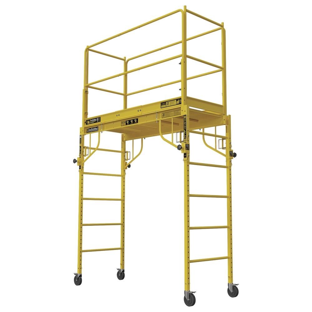 3-4 Guard Rail System Steel Scaffold Frame Adjustable Platform Support