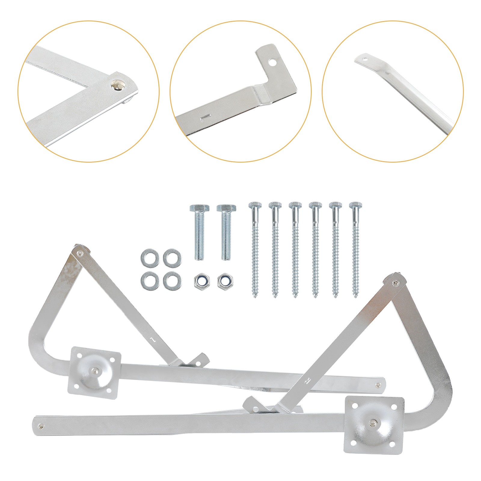 🪛Pair Attic Ladder Spreader Hinge Arms For MFG Werner Series 55-2 after 2010