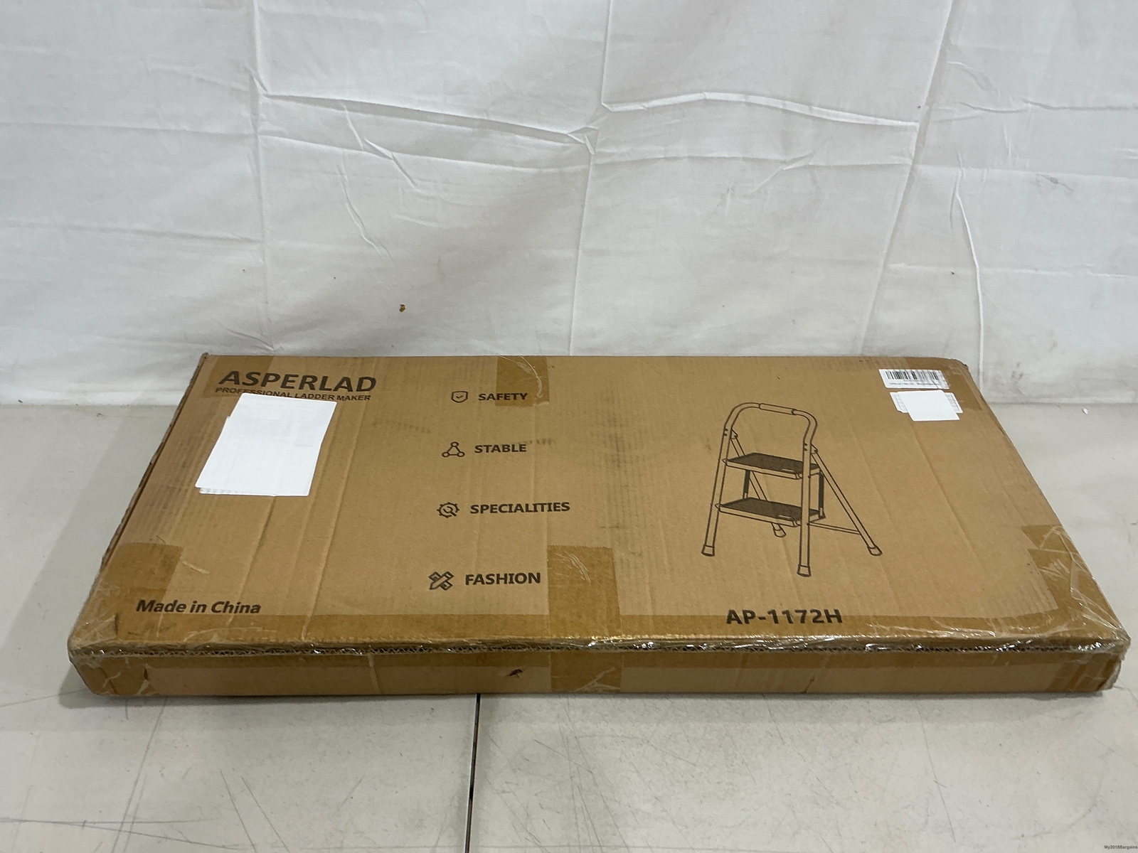 Step Stool for Adults,2 Step Ladder Folding 330lbs Anti Slip