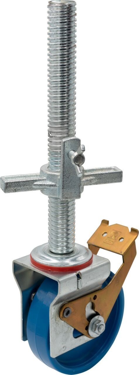 Aluminum scaffold tower, rolling scaffold KRAUSE STABILO 50 – working…