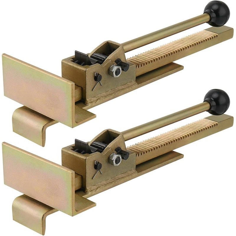 Hardwood Flooring Jack Tool Cast Steel Adjustable Ratchet Mechanism Easy Use