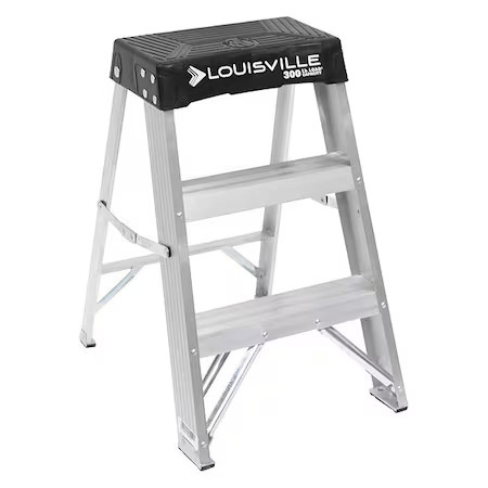 Louisville As3002 Step Stand, 2 Steps, 300 Lb Load Capacity, 24 In Overall