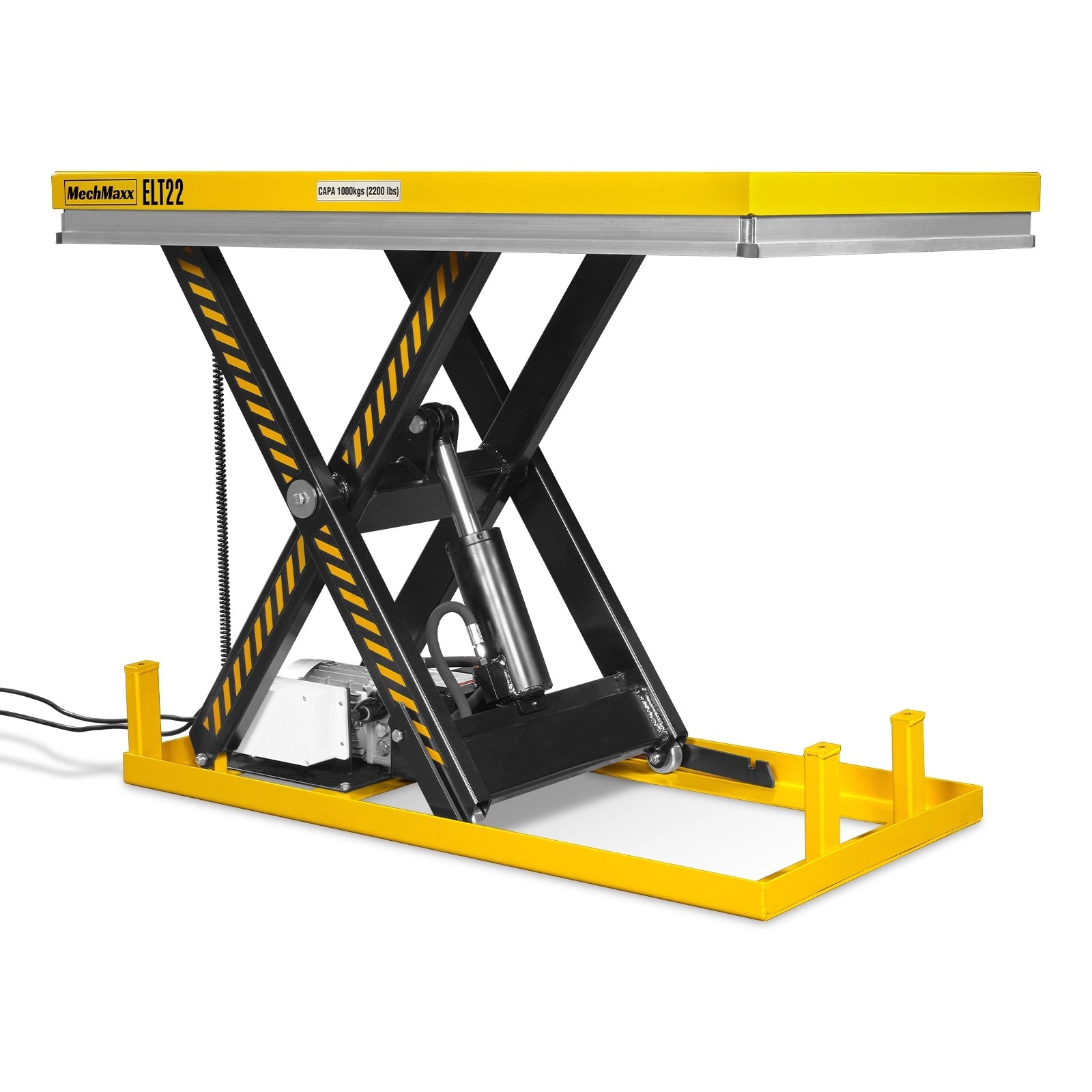 MechMaxx 2200lb Capacity Electric Hydraulic Lift Table 51.2×32.3 Platform,ELT22