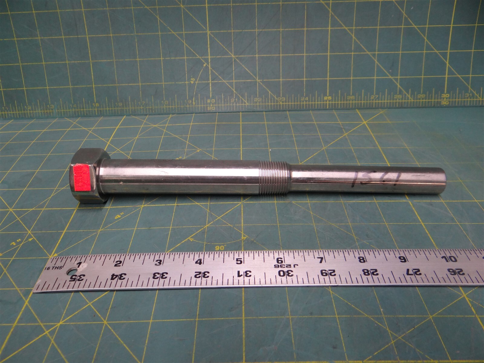 Stainless Steel Straight Shank Lagging Extension Thermowell, 4 5/8″ Insertion