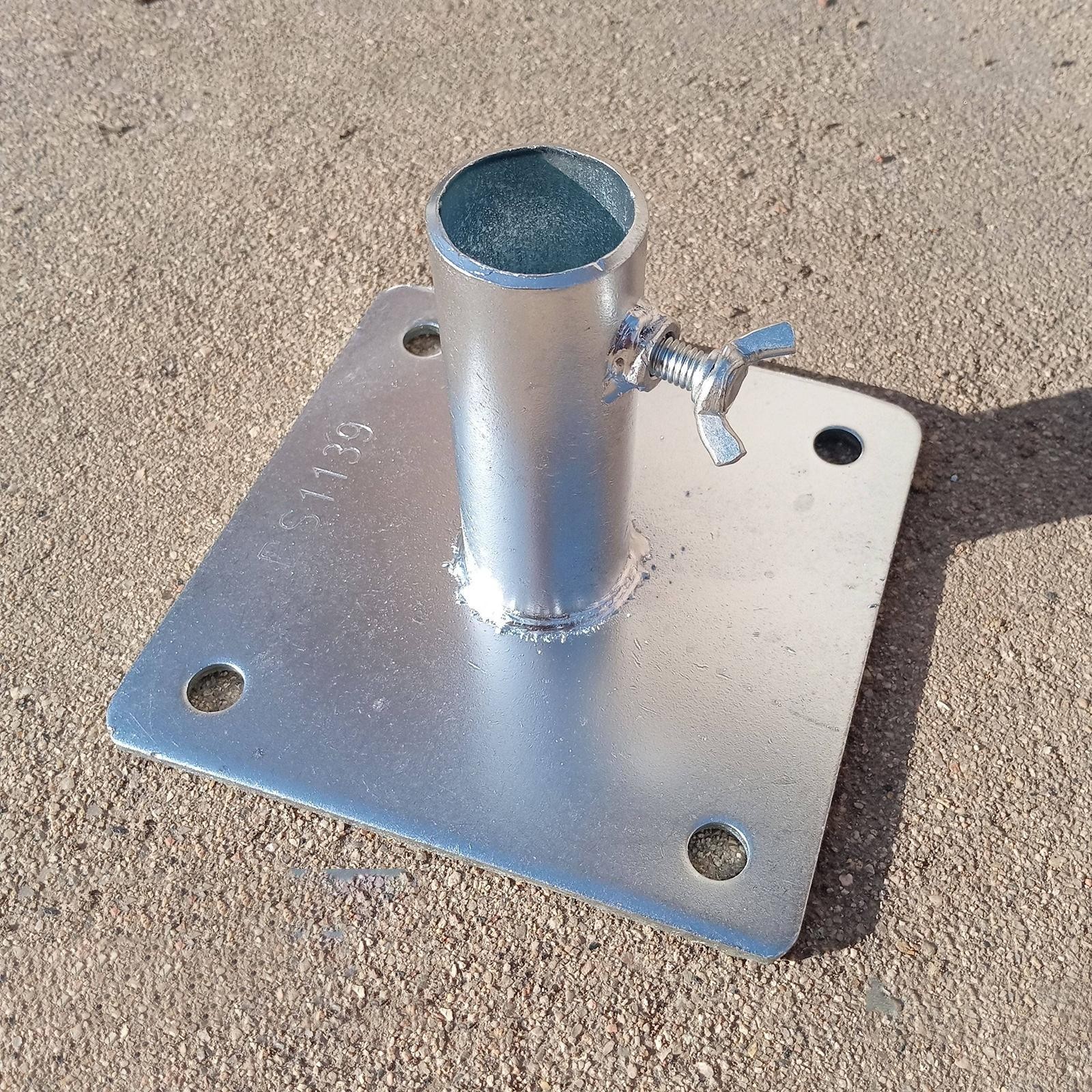 Scaffold Base Plate Accessories Zinc Plate Iron